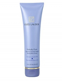 A soothing new sensation for normal/combination skin: Perfectly Clean Splash Away Foaming Cleanser. Deliciously refreshing foam gently yet thoroughly cleans and re-balances skin. Splashes away with no soapy film, no traces of impurities. 4.2 oz. A soothing new sensation for normal/combination skin: Perfectly Clean Splash Away Foaming Cleanser. Deliciously refreshing foam gently yet thoroughly cleans and re-balances skin. Splashes away with no soapy film, no traces of impurities. 4.2 oz.
