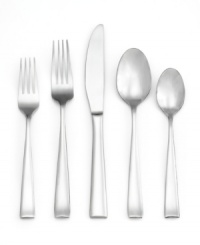 Cambridge accommodates parties of eight with just one Dylan flatware set. Flared handles with a polished sheen lend effortless elegance to any casual setting. Coordinating serving pieces ensure a put-together table. Cambridge accommodates parties of eight with just one Dylan flatware set. Flared handles with a polished sheen lend effortless elegance to any casual setting. Coordinating serving pieces ensure a put-together table.