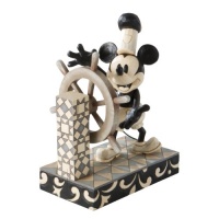 Disney Traditions by Jim Shore 4009261 Black and White Mickey Mouse Steambat Willie Figurine 7-Inch Disney Traditions by Jim Shore 4009261 Black and White Mickey Mouse Steambat Willie Figurine 7-Inch