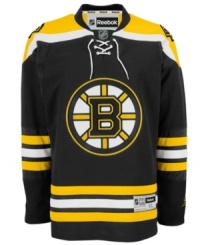 Some things never change. When you're rocking this timeless Bruins hockey sweater, you're more than a fan, you're a part of tradition. Some things never change. When you're rocking this timeless Bruins hockey sweater, you're more than a fan, you're a part of tradition.