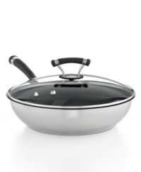 Cook more. A deep design with sloped sides and handy tempered glass lid dishes out tender, flavor-rich meals. A stainless steel construction with encapsulated aluminum base evenly distributes heat and offers the TOTAL Food Release System and Dupont Autograph Nonstick for simple release, healthier cooking & easy cleanup. Lifetime warranty. Cook more. A deep design with sloped sides and handy tempered glass lid dishes out tender, flavor-rich meals. A stainless steel construction with encapsulated aluminum base evenly distributes heat and offers the TOTAL Food Release System and Dupont Autograph Nonstick for simple release, healthier cooking & easy cleanup. Lifetime warranty.