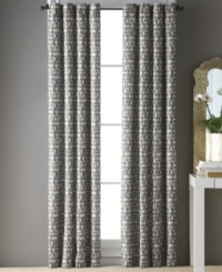 Reminiscent of the calming yet rich Balinese culture, these Bali panels feature a vintage scroll design accompanied by an impressionistic dot pattern for a soothing appeal. Finished in a neutral tan, gray and muted blue colorway. Reminiscent of the calming yet rich Balinese culture, these Bali panels feature a vintage scroll design accompanied by an impressionistic dot pattern for a soothing appeal. Finished in a neutral tan, gray and muted blue colorway.