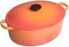 Le Creuset Enameled Cast-Iron 3-1/2-Quart Oval French Oven, Flame