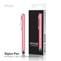 elago Stylus Pen with Clip - Pastel Pink for iPhone4 / 3GS / 3G, iPad and iPod Touch,Galaxy Tab elago Stylus Pen with Clip - Pastel Pink for iPhone4 / 3GS / 3G, iPad and iPod Touch,Galaxy Tab