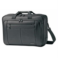 Notebook/ Tablet Cases & Bags-Samsonite 16 Black Three-Gusset Briefcase Notebook/ Tablet Cases & Bags-Samsonite 16 Black Three-Gusset Briefcase
