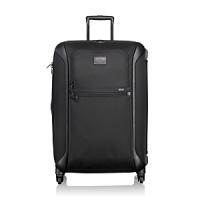 True to Tumi's heritage of innovation and the future of advanced travel design, this lightweight 4-wheel case combines hardside protection with our modern, iconic ballistic nylon aesthetics. Significantly lighter than traditional wheeled cases, this larger packing case offers the easy maneuverability of four 360° spinner wheels, all-around bumper guards, impressive impact resistance, Tumi's patented impact-resistant X-Brace™ handle system and smooth, durable ballistic nylon fabric covering a strong and flexible polypropylene shell. The exterior features convenient zip pockets and the interior includes accessory pockets, tie-down straps and removable garment sleeve. True to Tumi's heritage of innovation and the future of advanced travel design, this lightweight 4-wheel case combines hardside protection with our modern, iconic ballistic nylon aesthetics. Significantly lighter than traditional wheeled cases, this larger packing case offers the easy maneuverability of four 360° spinner wheels, all-around bumper guards, impressive impact resistance, Tumi's patented impact-resistant X-Brace™ handle system and smooth, durable ballistic nylon fabric covering a strong and flexible polypropylene shell. The exterior features convenient zip pockets and the interior includes accessory pockets, tie-down straps and removable garment sleeve.