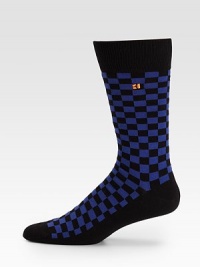 Refresh your wardrobe collection with these brightly colored, printed socks with signature logo detail.Mid-calf height70% cotton/28% polyamide/2% elastaneMachine washImported Refresh your wardrobe collection with these brightly colored, printed socks with signature logo detail.Mid-calf height70% cotton/28% polyamide/2% elastaneMachine washImported