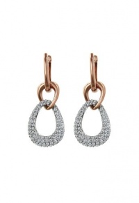 Effy Jewlery Moderna Two Tone Diamond Earrings, .82 TCW Effy Jewlery Moderna Two Tone Diamond Earrings, .82 TCW