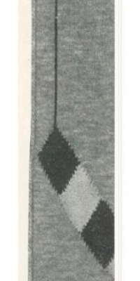 #1407 ARGYLE SCARF VINTAGE KNITTING PATTERN #1407 ARGYLE SCARF VINTAGE KNITTING PATTERN