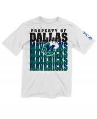 Join the big time. Show your larger-than-life Mavericks team spirit with this NBA t-shirt from adidas. Join the big time. Show your larger-than-life Mavericks team spirit with this NBA t-shirt from adidas.