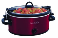 Crock-Pot SCCPVL400-R 4-Quart Cook and Carry Slow Cooker, Red Stainless Steel Crock-Pot SCCPVL400-R 4-Quart Cook and Carry Slow Cooker, Red Stainless Steel