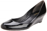 Cole Haan Women's Air Talia Closed-Toe Wedge Pump,Black Patent,8 B US