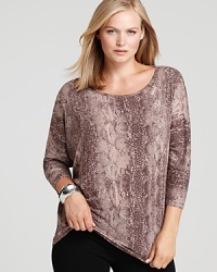 Enliven your everyday look as an exotic-print Nation LTD Plus tee gets a dose of urban edge with a subtle burnout finish. Enliven your everyday look as an exotic-print Nation LTD Plus tee gets a dose of urban edge with a subtle burnout finish.