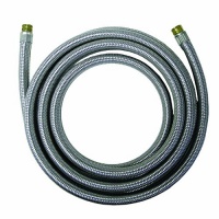 Watts WTS-SPCC120-44PB Stainless Steel Icemaker Supply Line, 10-Foot