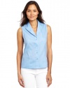 Jones New York Women's Petite Sleeveless Easy Care Shirt