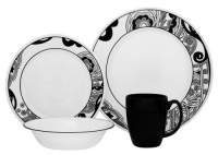 Corelle Vive 16-Piece Dinnerware Set, Nouveau Corelle Vive 16-Piece Dinnerware Set, Nouveau