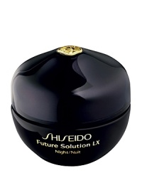 Centuries of Japanese wisdom brings you the future of beautiful skin.A high-performance nighttime moisturizer that intensively energizes skin and reduces the appearance of all signs of aging such as wrinkles and loss of firmness. Promotes luxurious resilience, smoothness and radiance for a vibrant, youthful look.Formulated with Shiseido's exclusive Skingenecell 1P to counteract the appearance of future aging. Immediately replenishes generous moisture for intensive skin improvement.