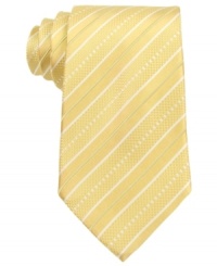 You'll look like a VIP in this striped silk tie from Donald J. Trump. You'll look like a VIP in this striped silk tie from Donald J. Trump.