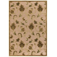 Couristan 1227/0130 PAVE Petal Vine 35-Inch by 90-Inch Chenille Area Rug, Ivory/Antique Gold Couristan 1227/0130 PAVE Petal Vine 35-Inch by 90-Inch Chenille Area Rug, Ivory/Antique Gold
