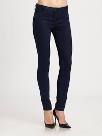 Reversible leggings-style skinny jeans will smoothly transition from season to season. THE FITMedium rise, about 8Inseam, about 30THE DETAILSButton closureZip flyFaux front slash pocketsBack patch pockets95% cotton/2% elastane/3% spandexMachine washMade in USA of imported fabricModel shown is 5'9 (175cm) wearing US size 4. Reversible leggings-style skinny jeans will smoothly transition from season to season. THE FITMedium rise, about 8Inseam, about 30THE DETAILSButton closureZip flyFaux front slash pocketsBack patch pockets95% cotton/2% elastane/3% spandexMachine washMade in USA of imported fabricModel shown is 5'9 (175cm) wearing US size 4.