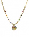 Effy Jewlery 14K Yellow Gold Multi Gemstone & Diamond Necklace