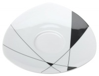 Thomas by Rosenthal Vario Triangle Triangular Coffee Saucer Thomas by Rosenthal Vario Triangle Triangular Coffee Saucer