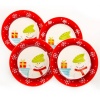 Laurie Gates I Love Santa Salad Plate, Set of 4