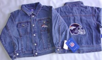Denver Broncos NFL Reebok Kids Denim Jacket, Large L 7 Denver Broncos NFL Reebok Kids Denim Jacket, Large L 7