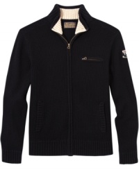 Complete your look with this Lucky Brand Jeans wool-blend sweater – throw it on with your choice of crisp jeans. Complete your look with this Lucky Brand Jeans wool-blend sweater – throw it on with your choice of crisp jeans.