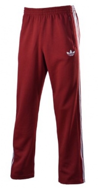 Adidas Adi-Icon Men`s Track Pants - Cardinal / Light Grey Adidas Adi-Icon Men`s Track Pants - Cardinal / Light Grey