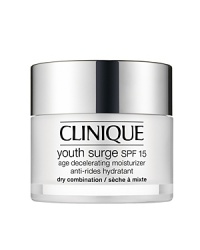 Leveraging Sirtuin technology, Clinique science uses youth-extending agents to create a daily moisturizer quite like a fountain of youth. Lines and wrinkles seem to evaporate, replaced by plump, vibrant skin alive with collagen and elastin. Skin gains strength over environmental agers. Looks younger, longer. Leveraging Sirtuin technology, Clinique science uses youth-extending agents to create a daily moisturizer quite like a fountain of youth. Lines and wrinkles seem to evaporate, replaced by plump, vibrant skin alive with collagen and elastin. Skin gains strength over environmental agers. Looks younger, longer.