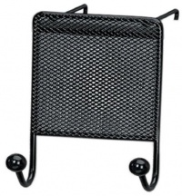 Fellowes Mesh Partition Additions Double Coat Hook, Black (75903) Fellowes Mesh Partition Additions Double Coat Hook, Black (75903)