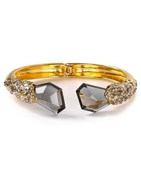 A mash-up of sparkle, texture and gilt tone make this Alexis Bittar bracelet a bold, have-forever statement piece. A mash-up of sparkle, texture and gilt tone make this Alexis Bittar bracelet a bold, have-forever statement piece.