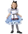 Girls Alice in Wonderland Costume - Child Small