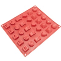Freshware 30-Cavity Silicone Chocolate, Jelly and Candy Mold Freshware 30-Cavity Silicone Chocolate, Jelly and Candy Mold