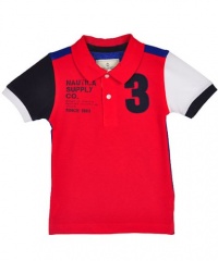 Nautica Sportswear Kids Boys 2-7 Short Sleeve Fit Polo Nautica Sportswear Kids Boys 2-7 Short Sleeve Fit Polo