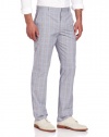 Perry Ellis Men's Slim Fine Plaid Pant