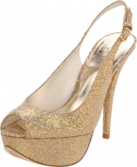 Stuart Weitzman Women's Vevey Pump,Aurora Mini Glitter,6 M US