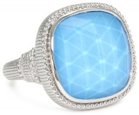 Judith Ripka Concorde Blue Cushion Stone Ring, Size 6 Judith Ripka Concorde Blue Cushion Stone Ring, Size 6