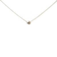 Dogeared Faceted Karma Necklace 18 in Sterling Silver