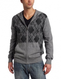 Marc Ecko Cut & Sew Men's Begyle Hoody Sweater Marc Ecko Cut & Sew Men's Begyle Hoody Sweater