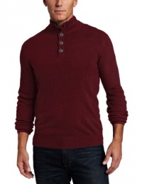 Geoffrey Beene Men's Button Mock Sweater Geoffrey Beene Men's Button Mock Sweater