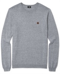 With a simple, solid design, this sweater from DC Shoes is the perfect low-key layer. With a simple, solid design, this sweater from DC Shoes is the perfect low-key layer.