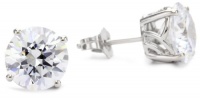 Myia Passiello Essentials Swarovski Zirconia 3 Carat Round Stud Earrings Myia Passiello Essentials Swarovski Zirconia 3 Carat Round Stud Earrings