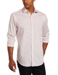 Perry Ellis Men's Portfolio Ticking Plaid Dress Shirt Perry Ellis Men's Portfolio Ticking Plaid Dress Shirt