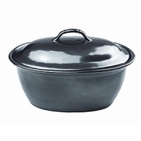 Give favorite dishes dramatic presentation with this sturdy, pewter-finished stoneware casserole from Juliska. Give favorite dishes dramatic presentation with this sturdy, pewter-finished stoneware casserole from Juliska.