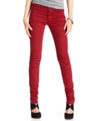In a red wash, these Else Jeans skinny jeans are a hot fall must-have! In a red wash, these Else Jeans skinny jeans are a hot fall must-have!