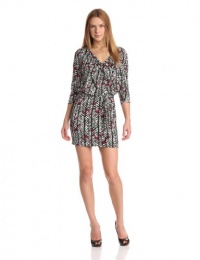 laundry BY SHELLI SEGAL Women's 3/4 Sleeve Printed Jersey Dress