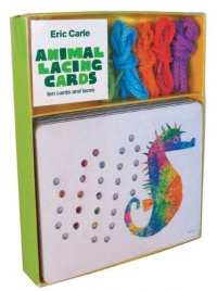 Eric Carle Animal Lacing Cards: 10 Cards & Laces Eric Carle Animal Lacing Cards: 10 Cards & Laces