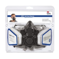 3M Low-Maintenance Half-Mask Organic Vapor P95 Respirator Assembly, Large 3M Low-Maintenance Half-Mask Organic Vapor P95 Respirator Assembly, Large